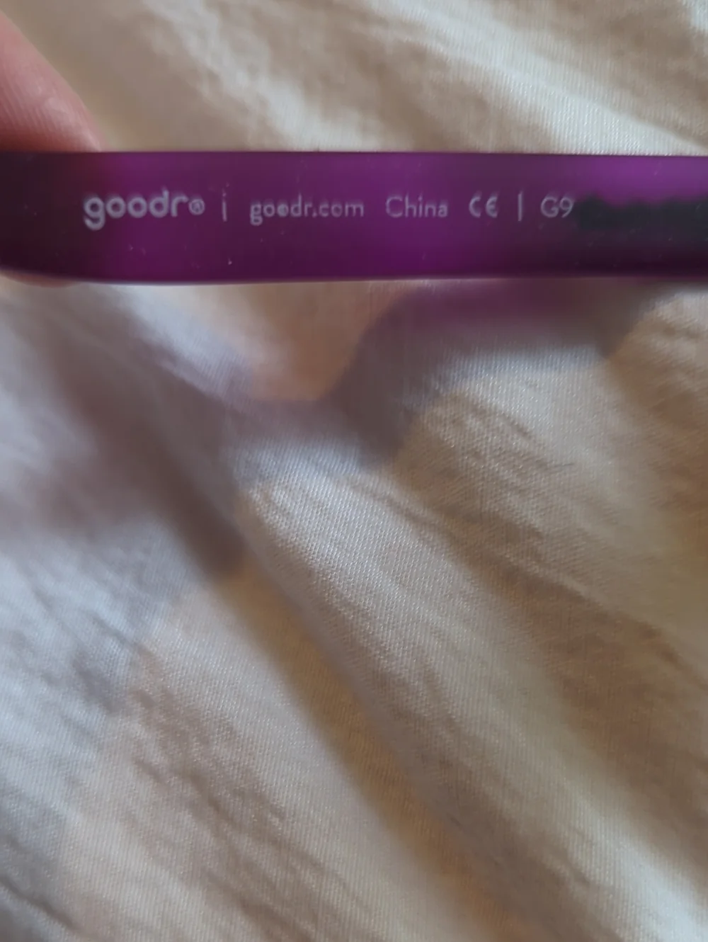 Goodr Purple Frame Sunglasses with Green Mirrored Lenses
